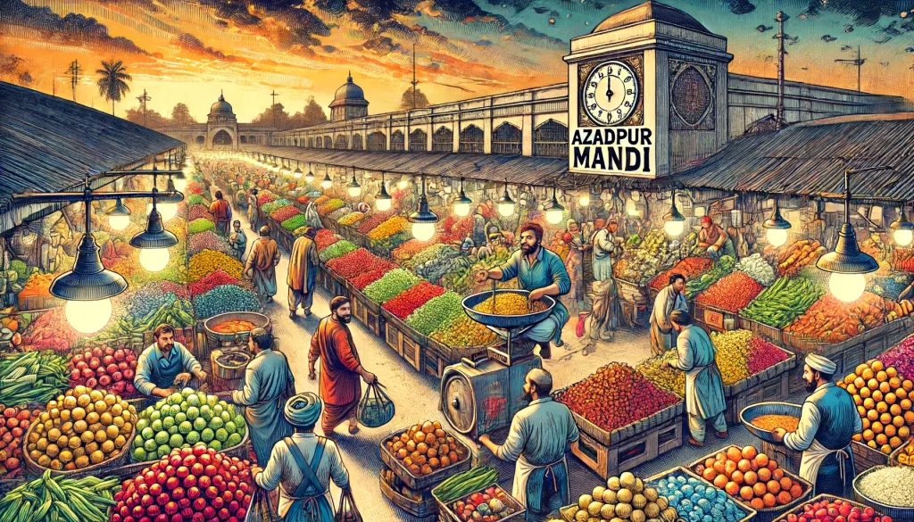 Azadpur Mandi: Largest Wholesale Bazaar of Fruits and Vegetables